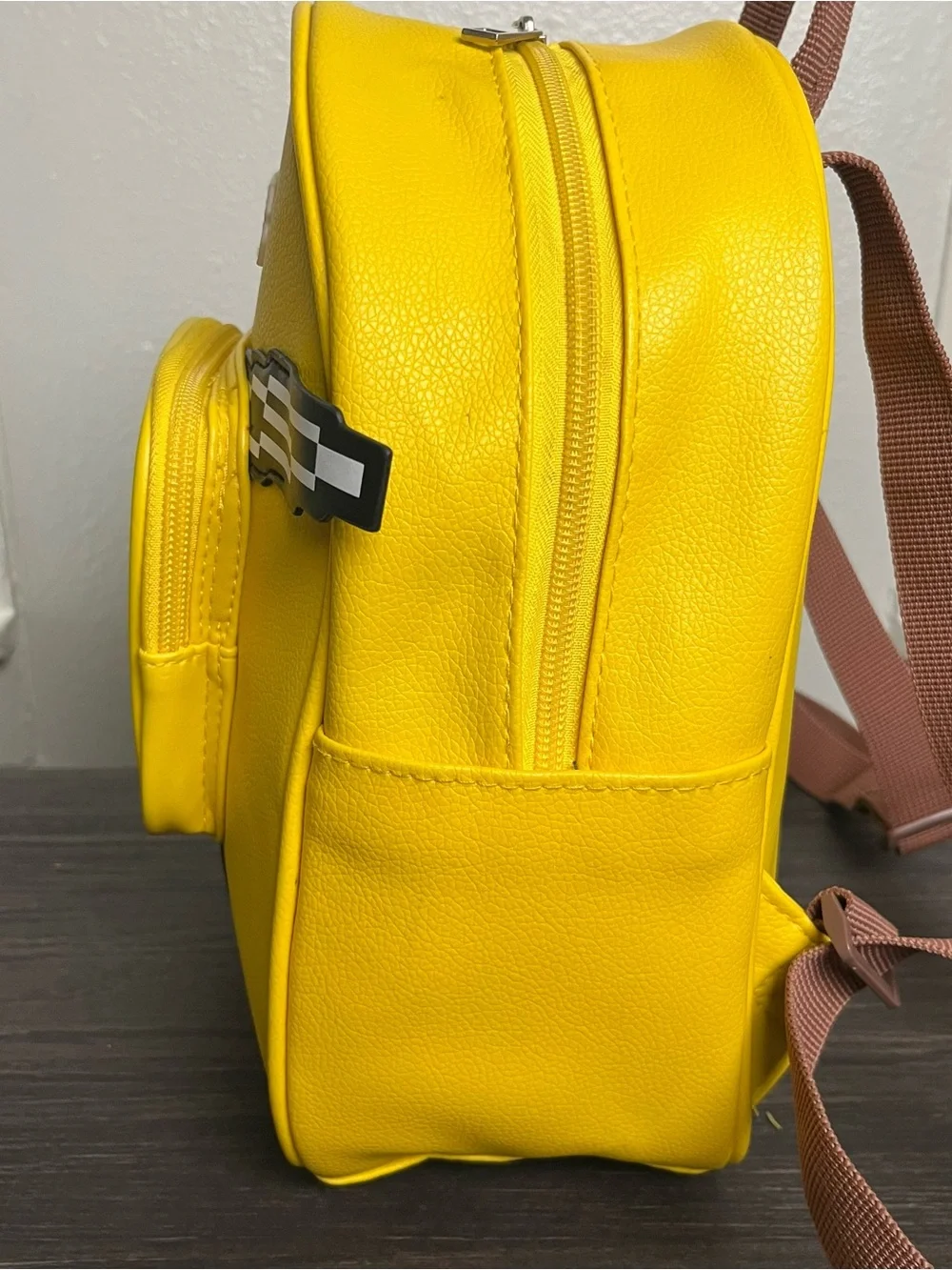 Buzz Into Adventure: Iconic Minecraft Bee Mini Backpack for Gamers & Fans